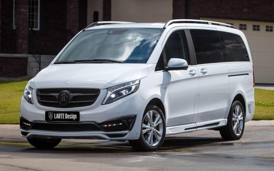 Mercedes-Benz V250 BlueTEC Black Crystal by Larte Design (Rock Crystal White) (W447) '2016